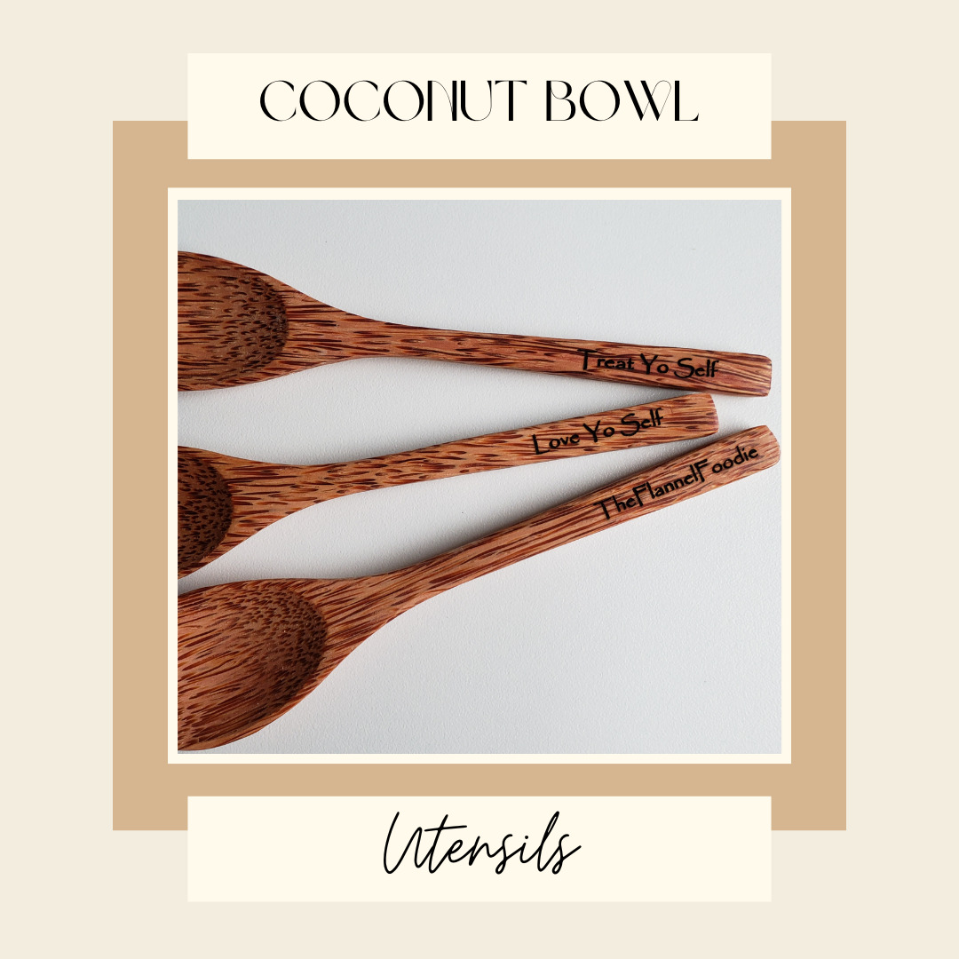 coconut bowl utensils