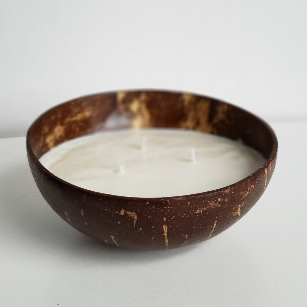 coconut bowl candle