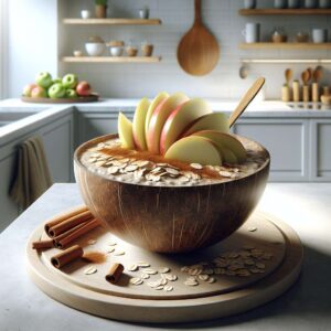 Apple Cinnamon Oat Smoothie Bowl (2)