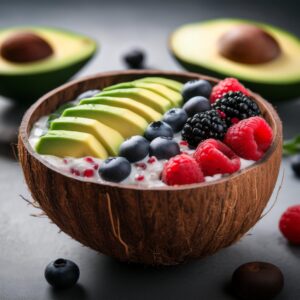 Avocado Berry Breakfast Bowl