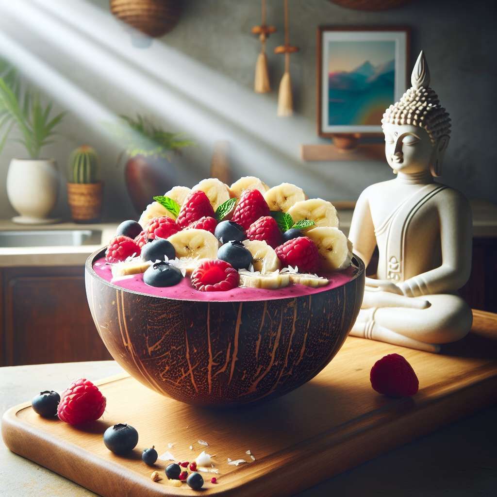 Berry Banana Pitaya Smoothie Bowl