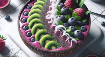 Berry Kiwi Pitaya Smoothie Bowl