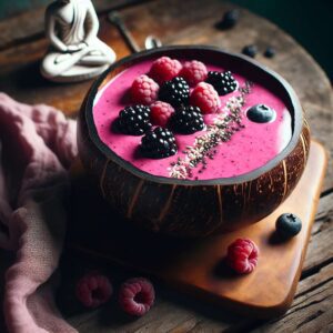 Blackberry Pitaya Medley Smoothie Bowl