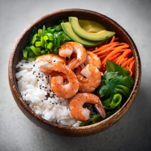 Ginger Soy Shrimp Bowl (2)