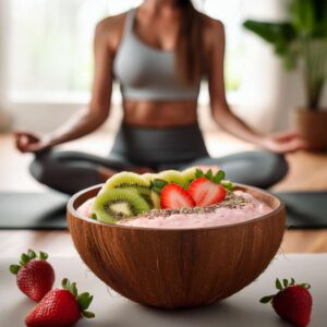 Kiwi Strawberry Smoothie Bowl 1