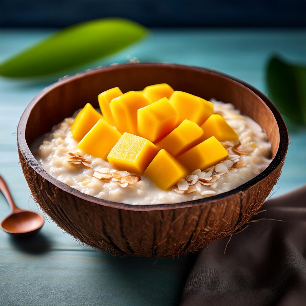 Mango Coconut Oats