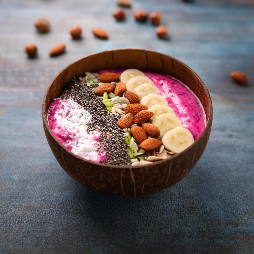 Nutty Pitaya Smoothie Bowl (2)