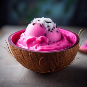 Pink Pitaya Frozen Yogurt (1)