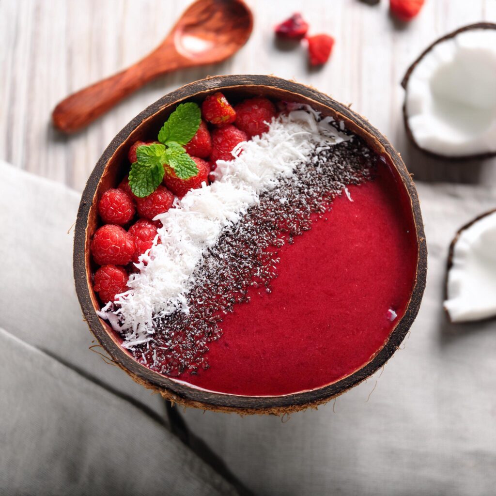 Red Velvet Cake Smoothie Bowl (1)