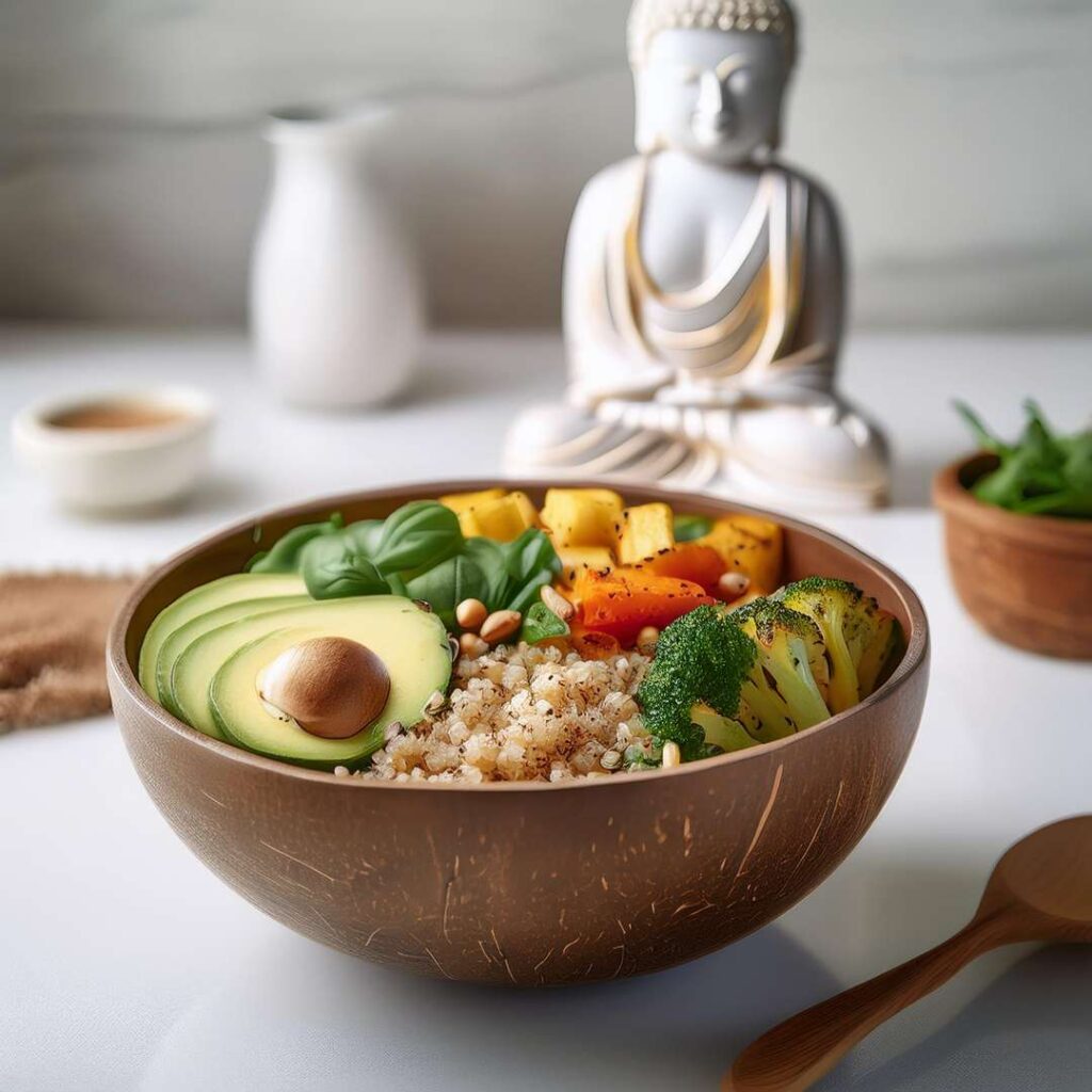 Roasted Veggie Quinoa Buddha Bowl