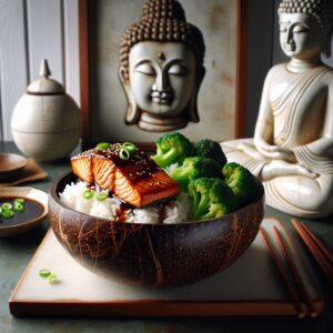 Soy Glazed Salmon Bowl