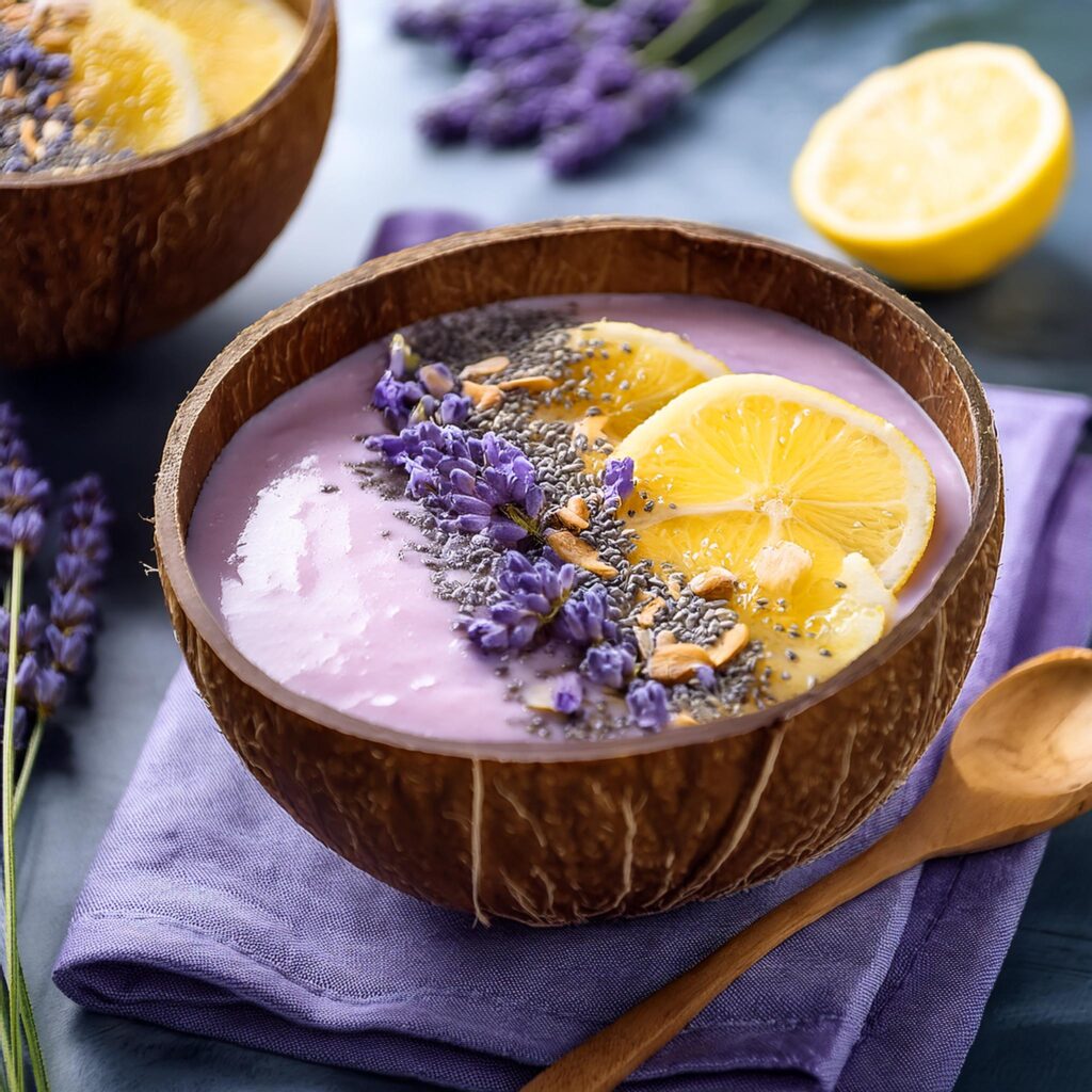 Lavender Lemon Smoothie Bowl