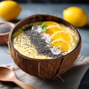 Lemon Poppy Seed Smoothie Bowl