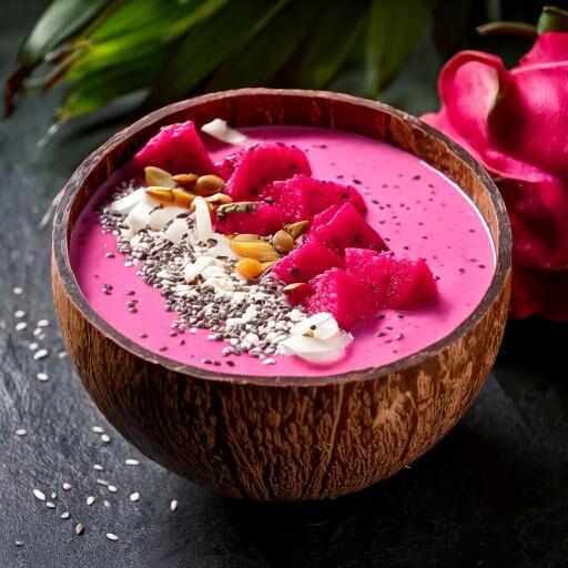 Pink Pitaya Smoothie Bowl (2)