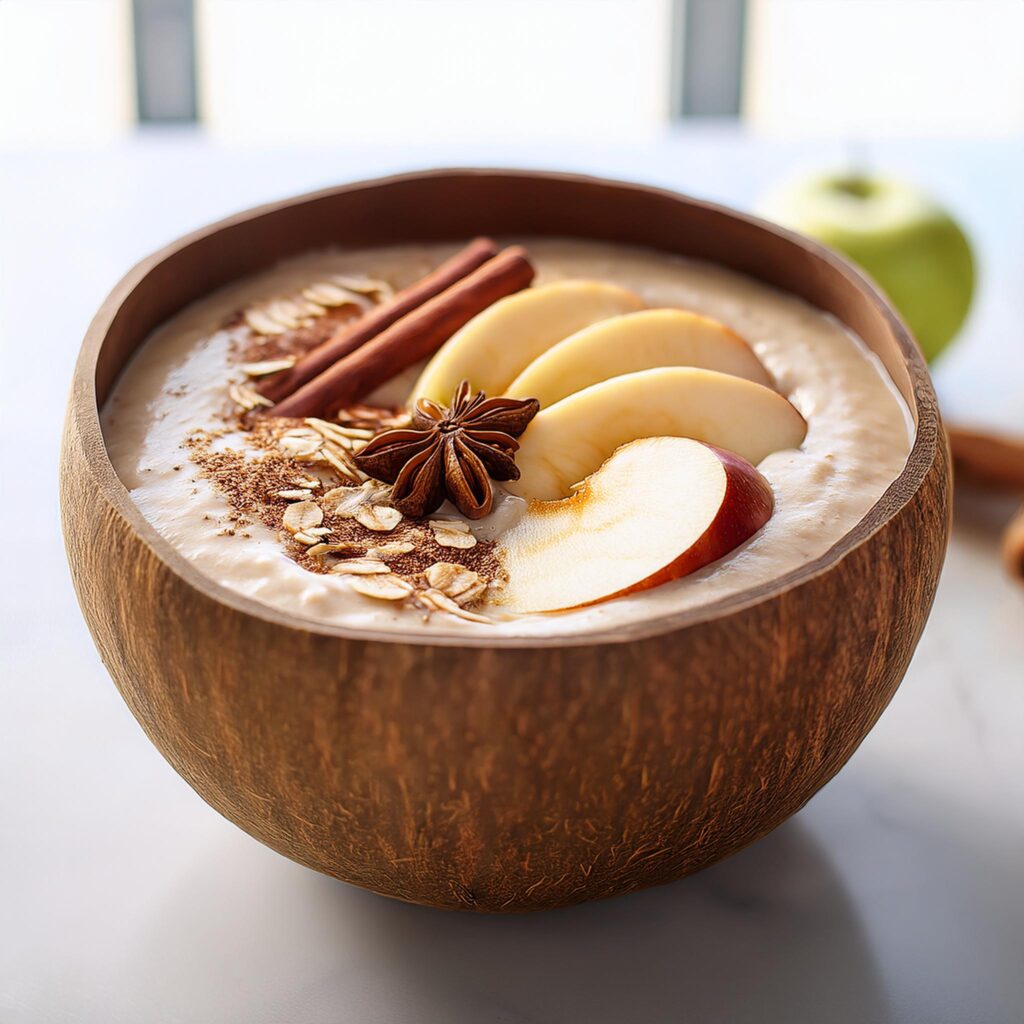 Apple Cinnamon Oat Smoothie Bowl 1