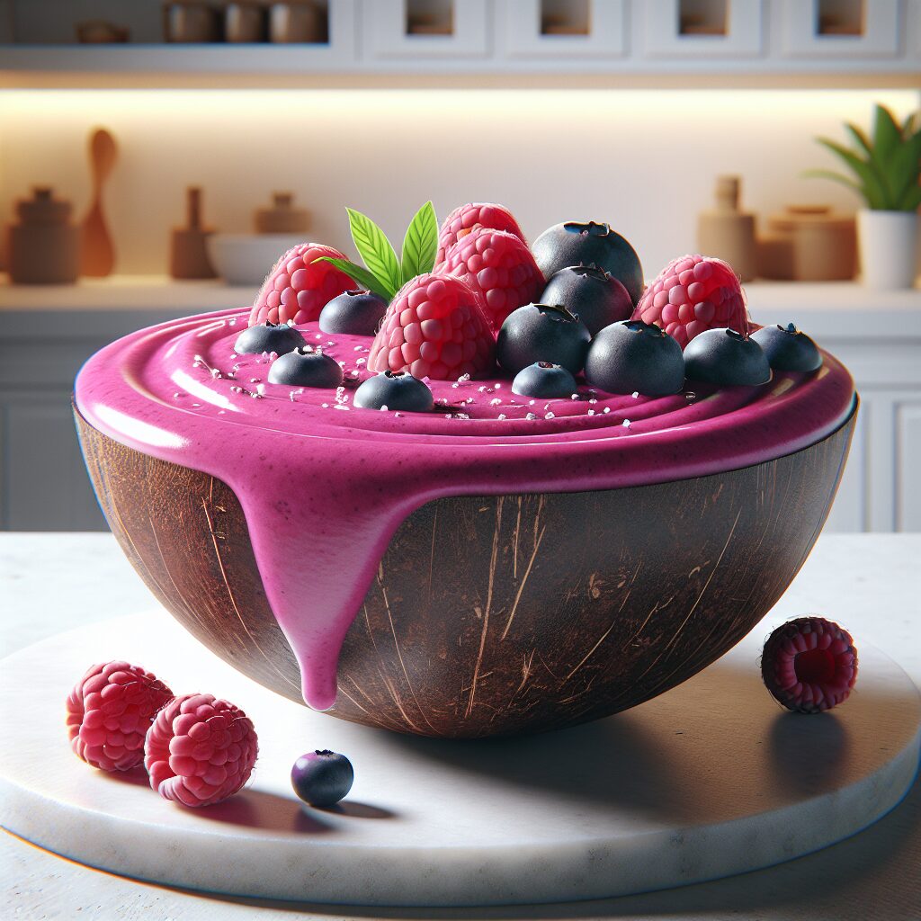 Berry Pitaya Delight Smoothie Bowl (5)