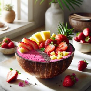 Berry Citrus Pitaya Smoothie Bowl (2)