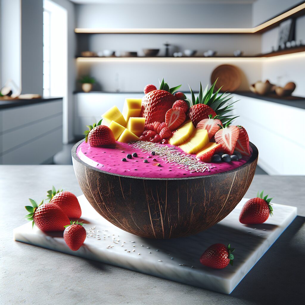 Berry Citrus Pitaya Smoothie Bowl