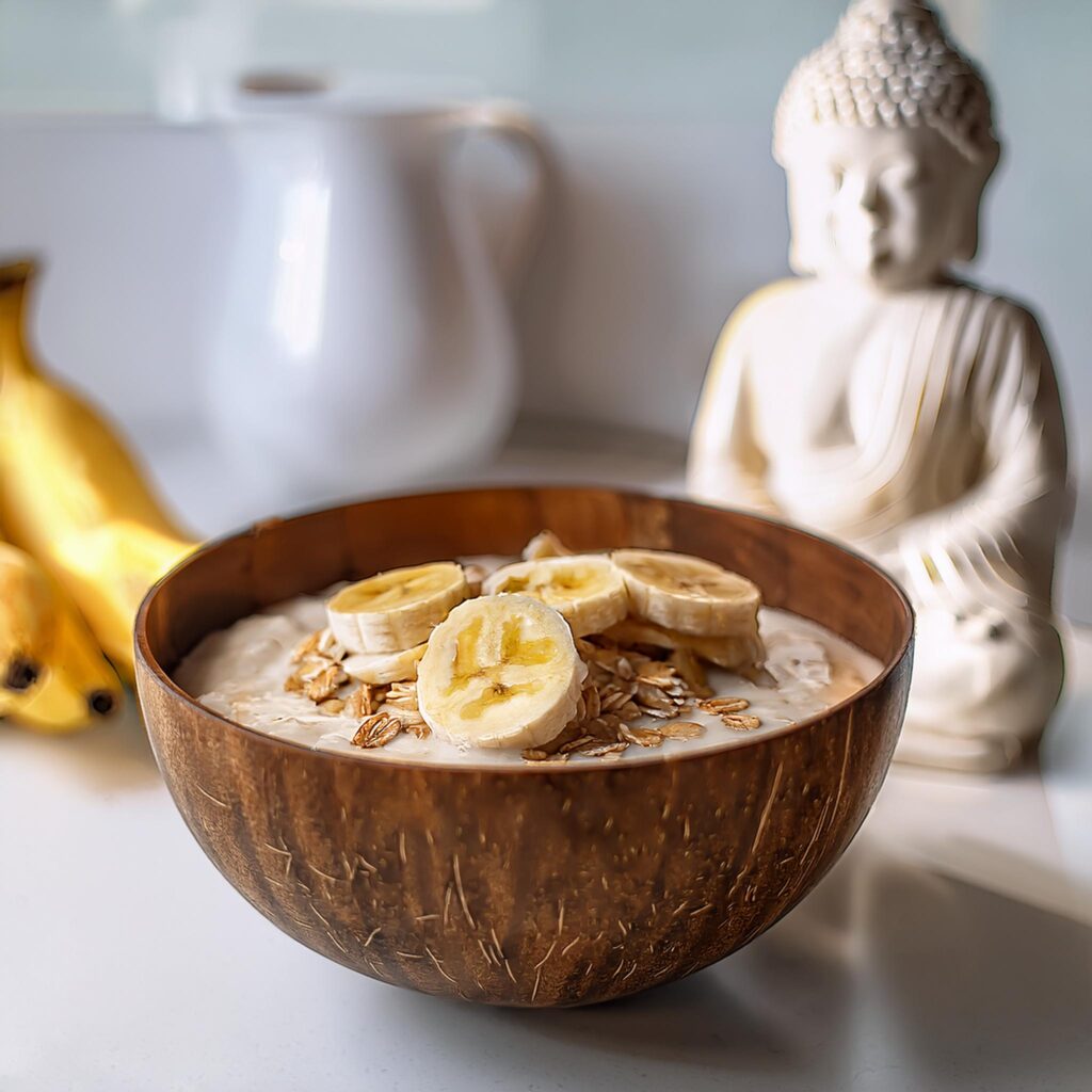 Caramelized Banana Oatmeal Bowl