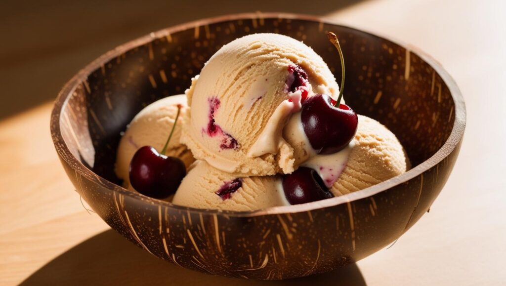 Cashew Butter Cherry Nice Cream (3)