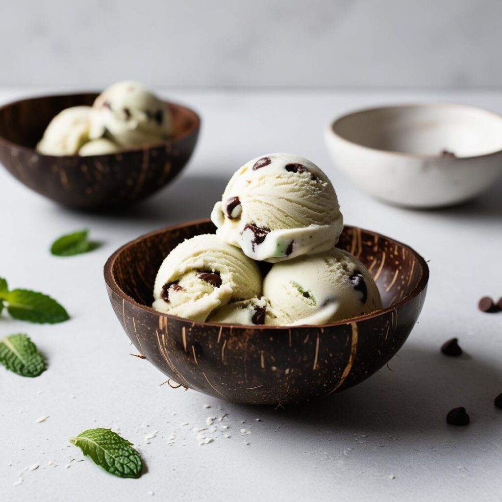 Cashew Butter Mint Chocolate Chip Nice Cream (4)