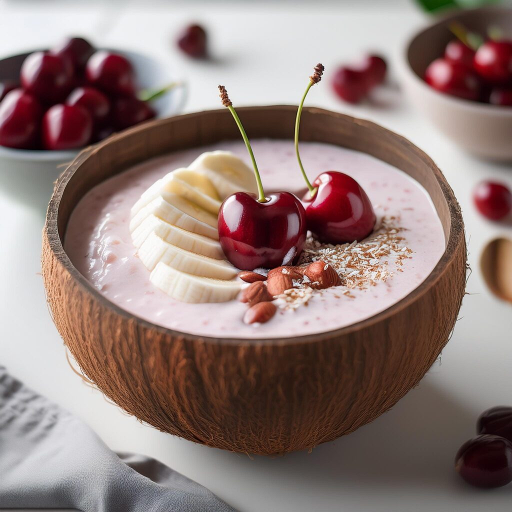 Cherry Vanilla Smoothie Bowl (2)