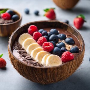 Chocolate Berry Breakfast Bowl (2)