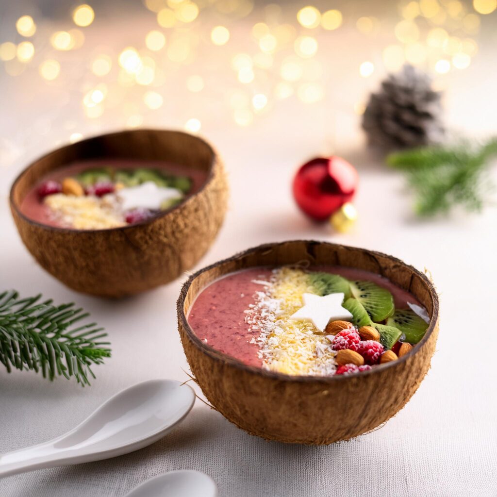 Christmas Gingerbread Smoothie Bowl (1)