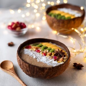 Christmas Gingerbread Smoothie Bowl (11)