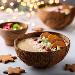 Christmas Gingerbread Smoothie Bowl (3)