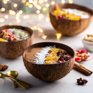 Christmas Gingerbread Smoothie Bowl (7)