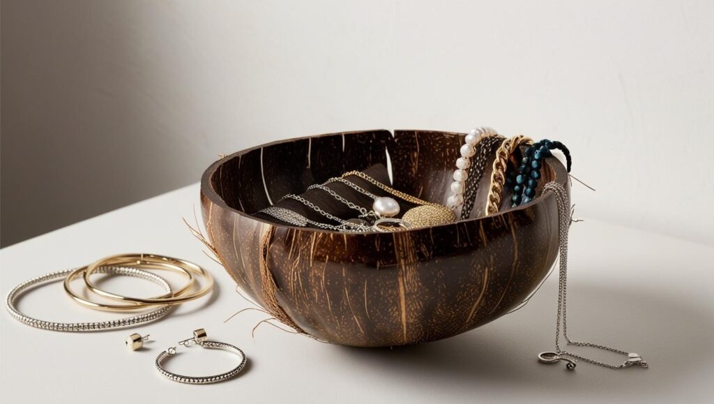 Coconut Bowl Jewelry Organizer (2)