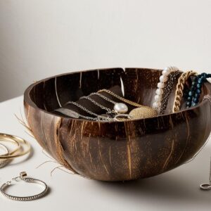 Coconut Bowl Jewelry Organizer (2)