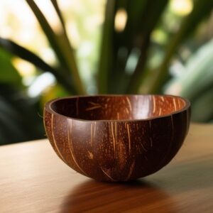 Coconut Bowl Travel Souvenir Holder