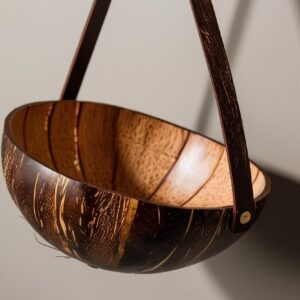 Coconut Bowl Hanging Wall Decor (1)