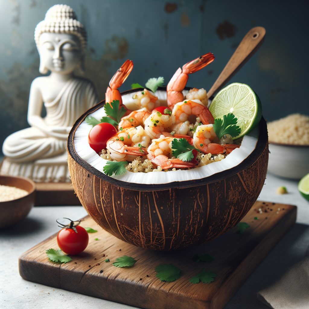 Coconut Lime Shrimp Bowl