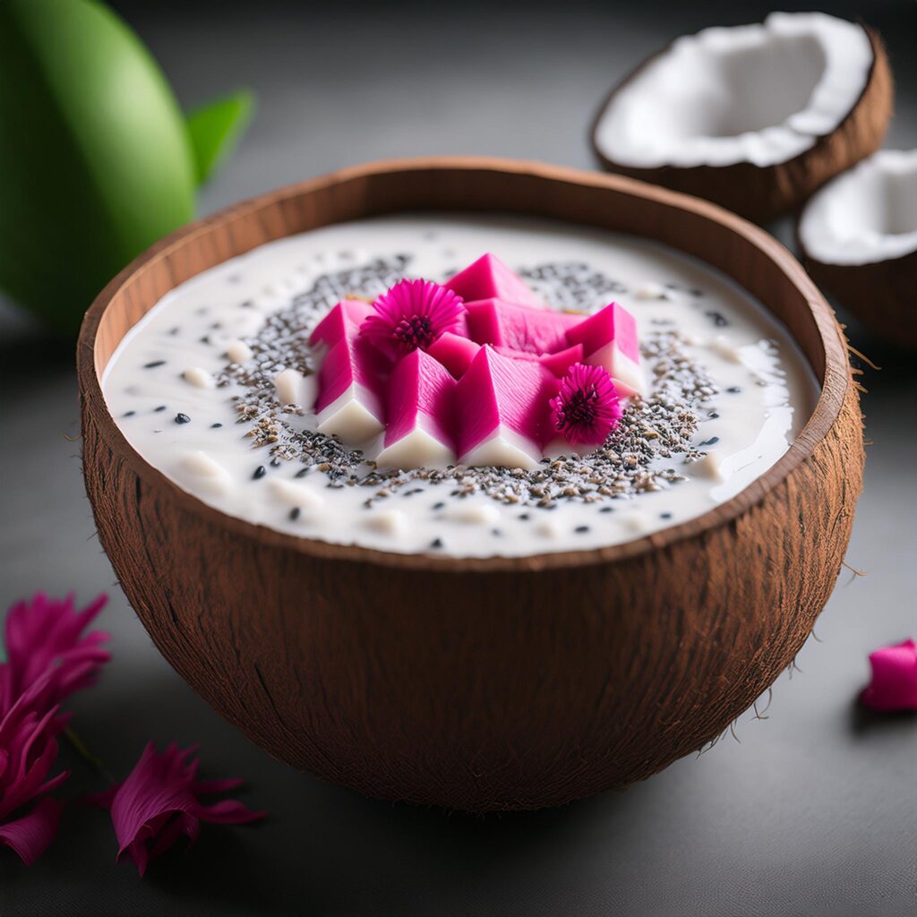 Creamy Coconut Pitaya Smoothie Bowl (2)