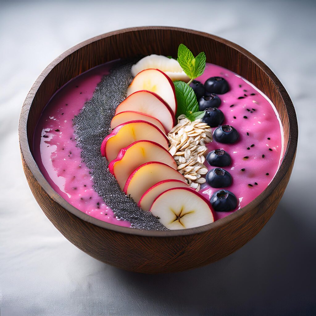 Creamy Vanilla Pitaya Bowl (3)