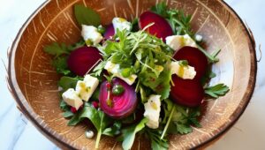 Easy Beet And Goat Cheese Salad (3)