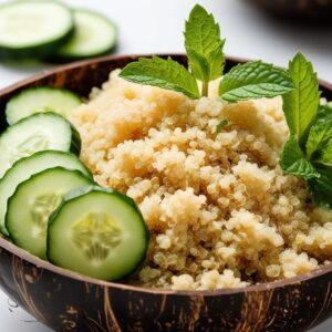 Easy Cucumber Mint Quinoa (2)