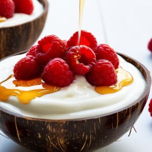 Easy Raspberry Coconut Yogurt (1)