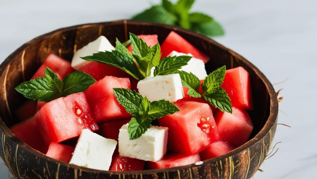 Easy Watermelon And Feta Mix (1)