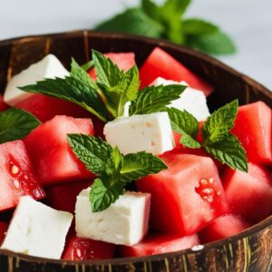 Easy Watermelon And Feta Mix (1)