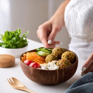 Greek Salad Falafel Buddha Bowl (2)