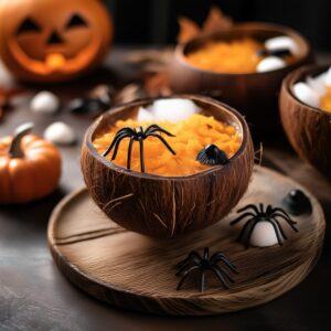 Halloween Themed Coconut Bowl (8)