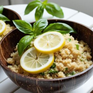 Lemon Basil Quinoa