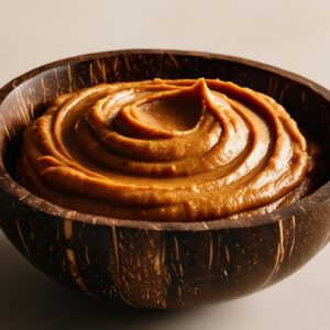 Nut Butter Dip In A Coconut Bowl (1)