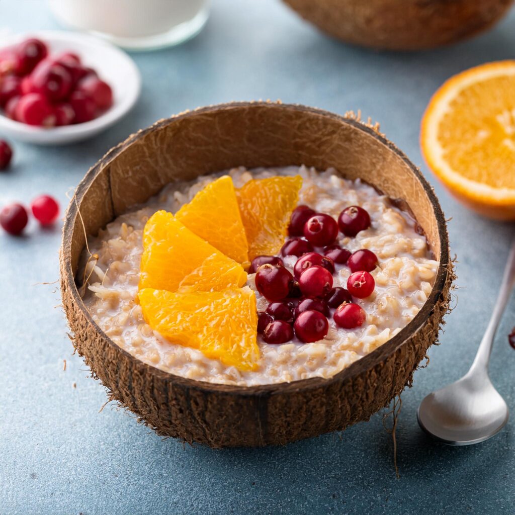 Orange Cranberry Overnight Oats