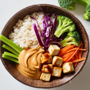 Peanut Sauce Buddha Bowl (3)