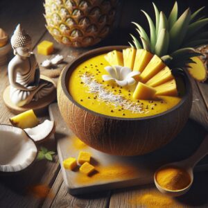 Pineapple Coconut Turmeric Smoothie (2)